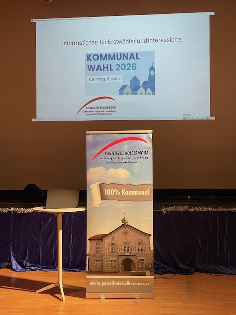 Du betrachtest gerade Erfolgreiche Auftaktveranstaltung der „Parteifreien Kolbermoor“ bei den Erstwählern